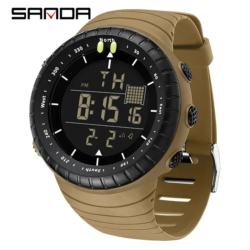 Sanda Green Digital Analog Watch for Men - Image 19