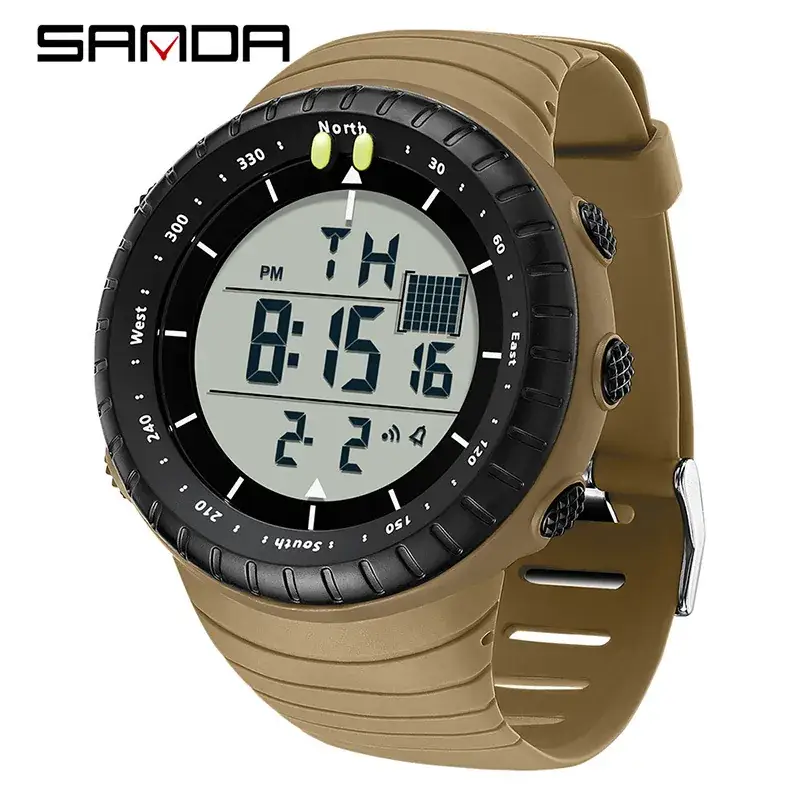 Sanda Green Digital Analog Watch for Men - Image 20