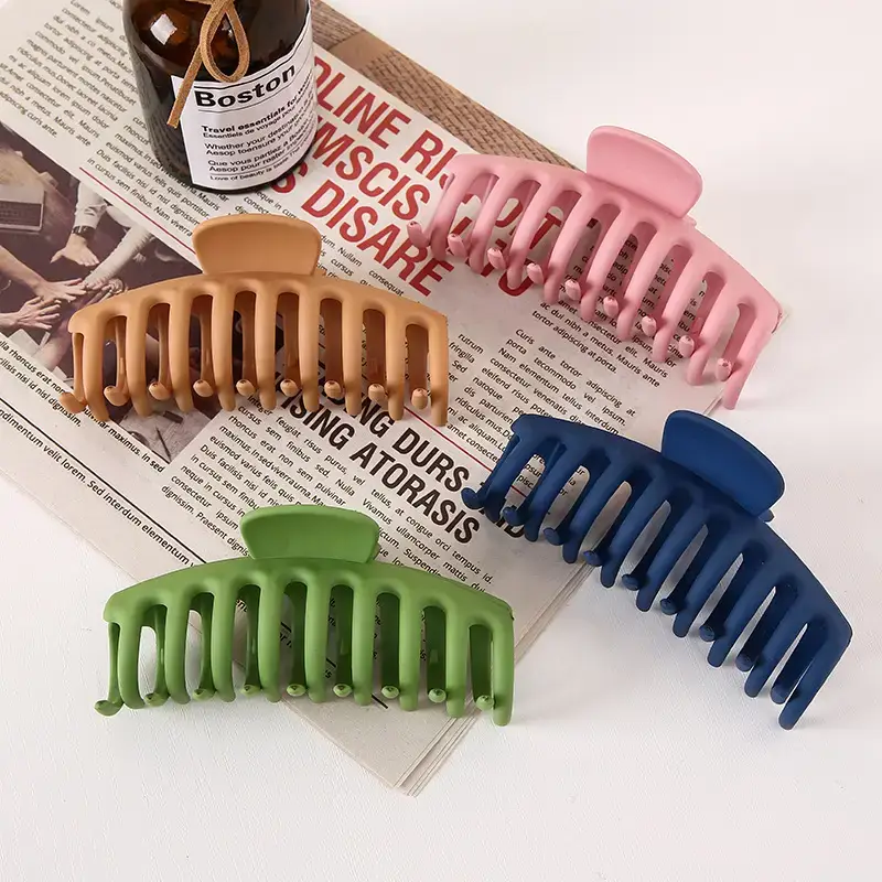 Pink K-Style Hair Clips for Women - 7 Pcs Set - Image 10