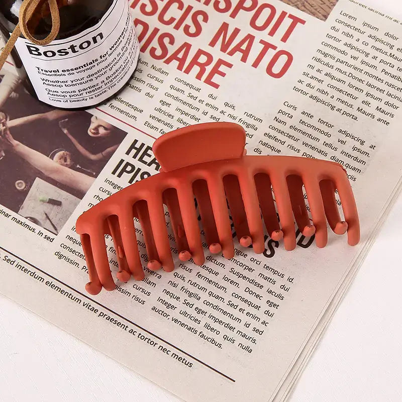 Pink K-Style Hair Clips for Women - 7 Pcs Set - Image 7