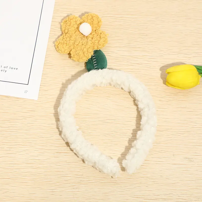 Cute Bear Face Washing Headband for Women