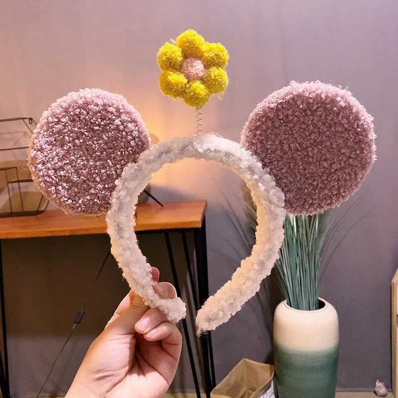 Cute Bear Face Washing Headband for Women