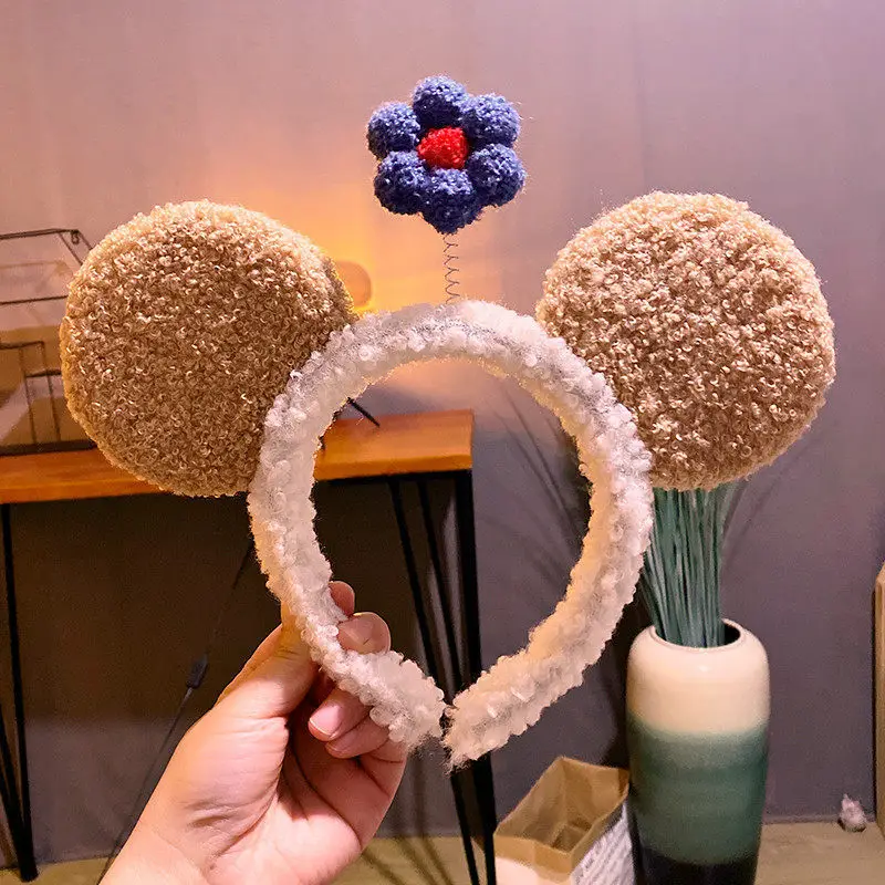 Cute Bear Face Washing Headband for Women