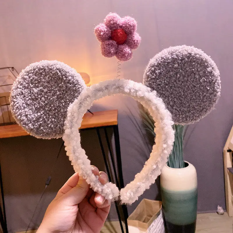 Cute Bear Face Washing Headband for Women