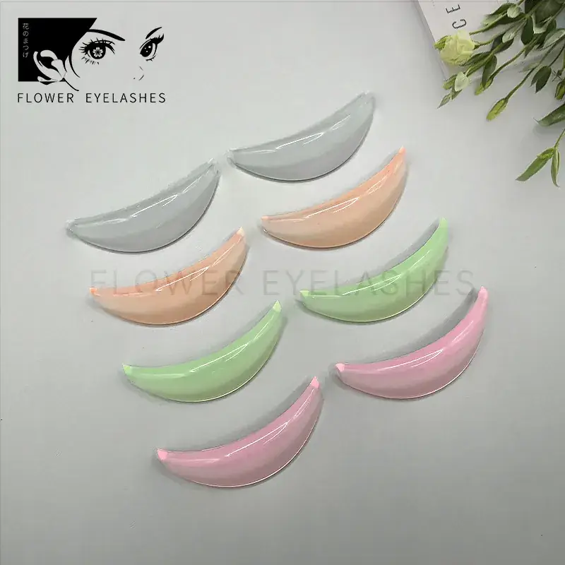 Colorful Eyelash Curling Gaskets & Curling Assistant Set