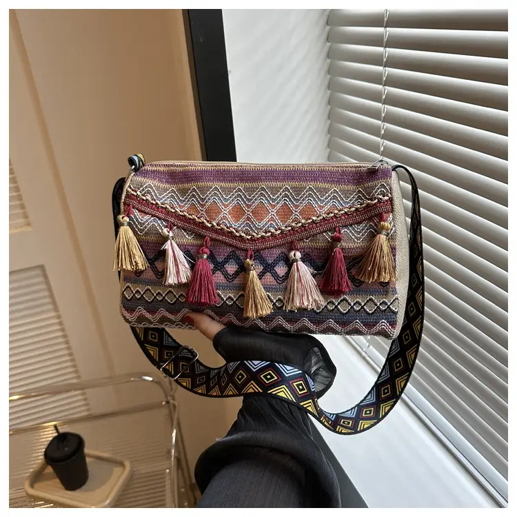 Women Ethnic Tassel Shoulder Bag 2023 New — feature 21