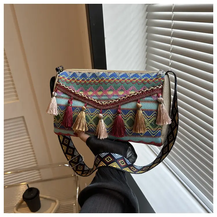 Women Ethnic Tassel Shoulder Bag 2023 New — feature 23