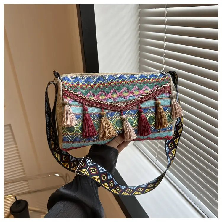 Women Ethnic Tassel Shoulder Bag 2023 New — feature 24