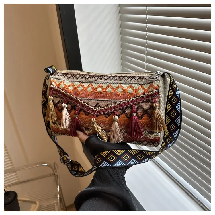 Women Ethnic Tassel Shoulder Bag 2023 New — feature 25