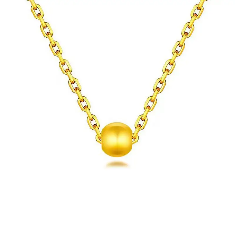 999 Pure Gold Sugar Cube Necklace for Women — feature 19