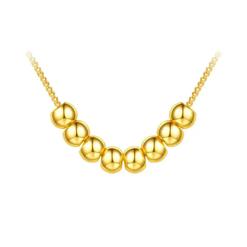 999 Pure Gold Sugar Cube Necklace for Women — feature 23