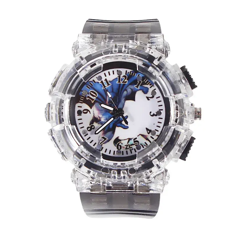 Red Cartoon Luminous Kids Watch with Quartz Movement - Image 8