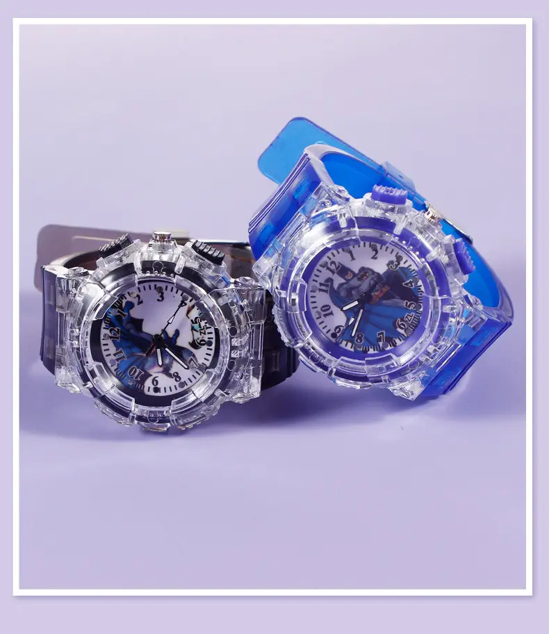 Red Cartoon Luminous Kids Watch with Quartz Movement — feature 12