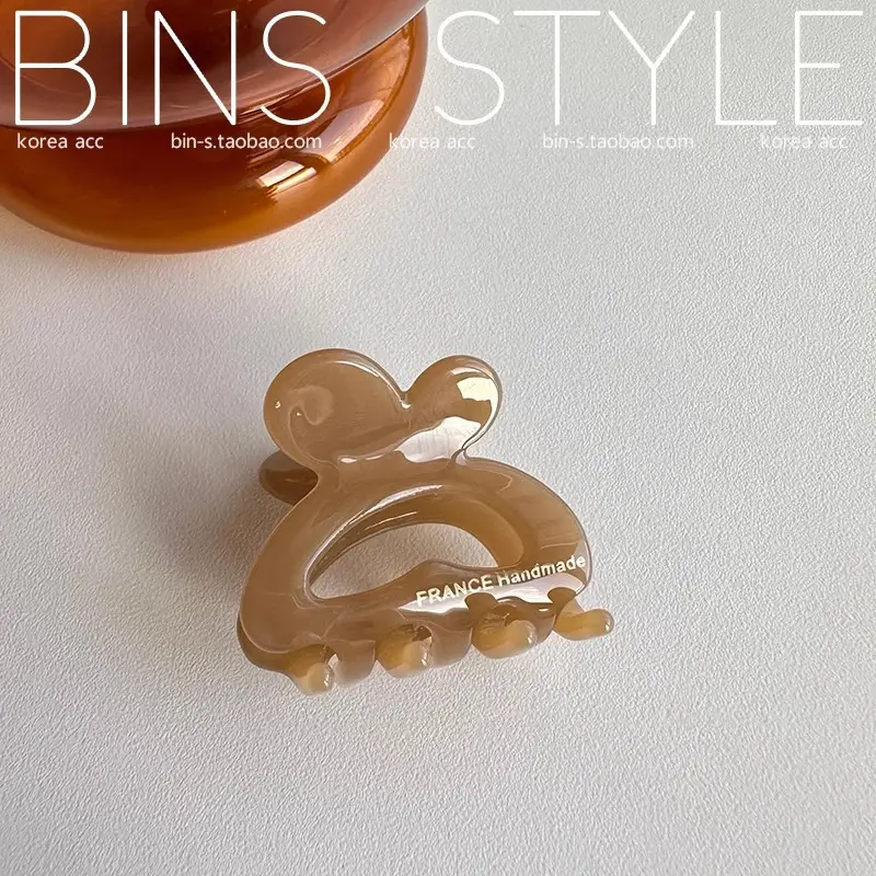 New bunny ears acetate half hair clip clip