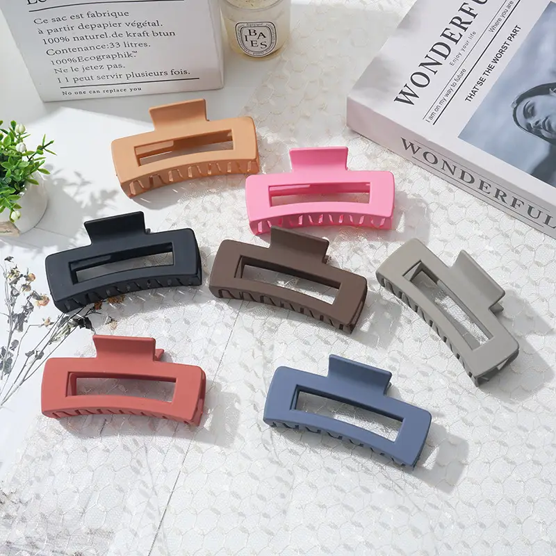 Frosted Square Clip for Hairpin and Bath Plate