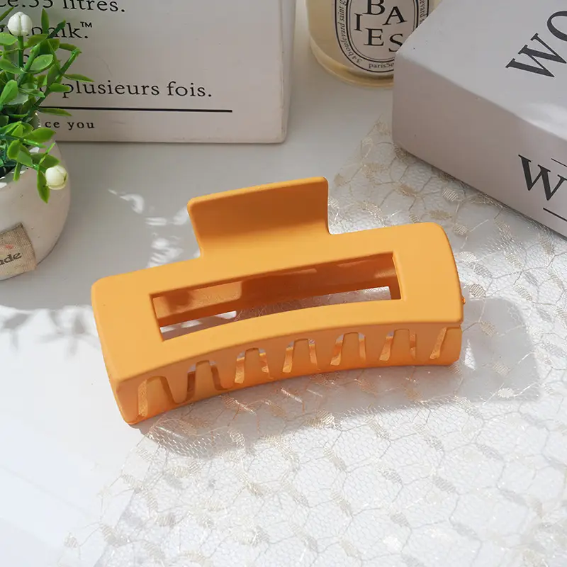 Frosted Square Clip for Hairpin and Bath Plate