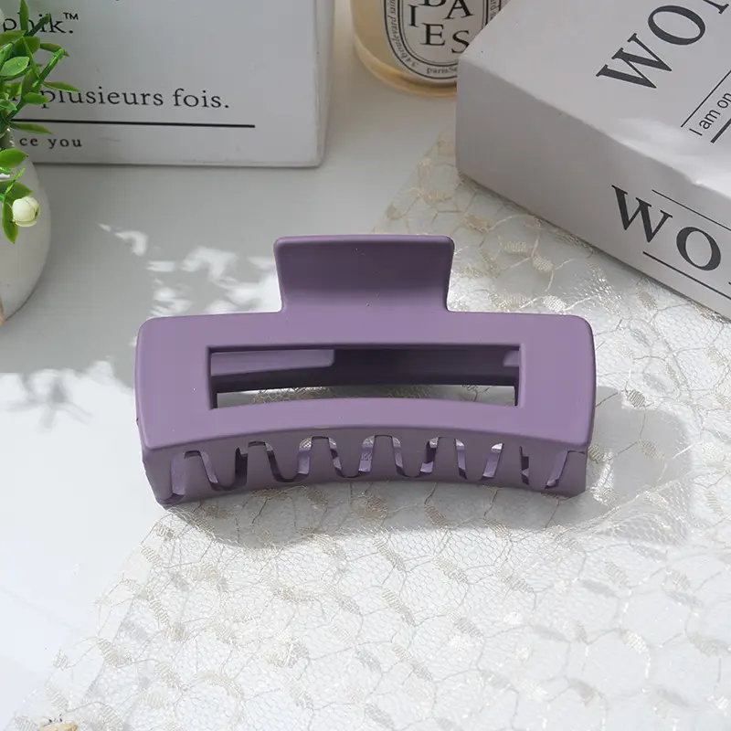 Frosted Square Clip for Hairpin and Bath Plate