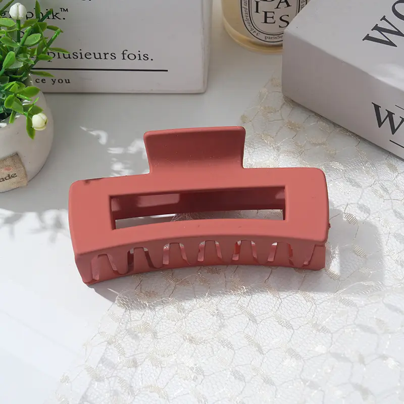 Frosted Square Clip for Hairpin and Bath Plate
