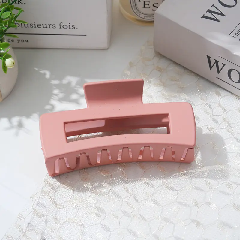 Frosted Square Clip for Hairpin and Bath Plate