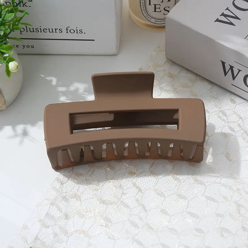 Frosted Square Clip for Hairpin and Bath Plate