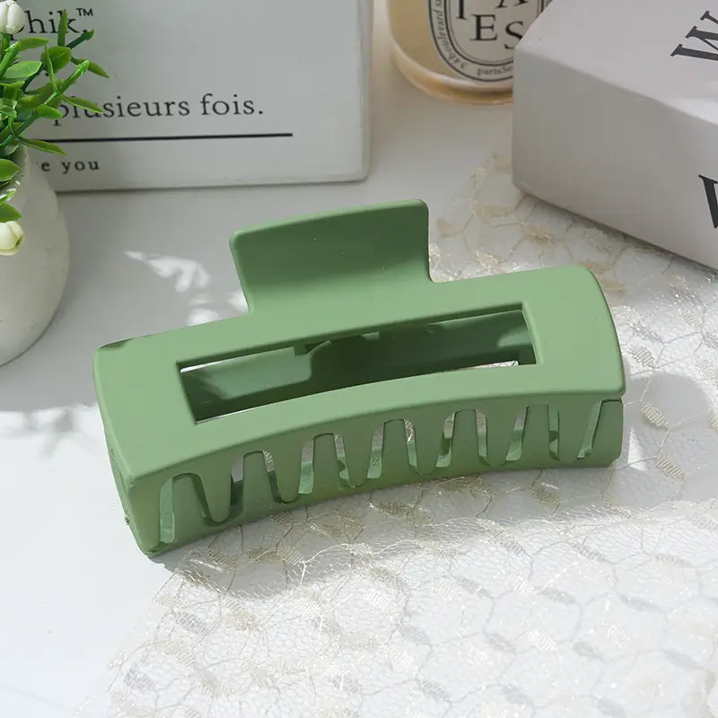 Frosted Square Clip for Hairpin and Bath Plate
