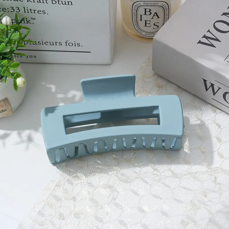 Frosted Square Clip for Hairpin and Bath Plate