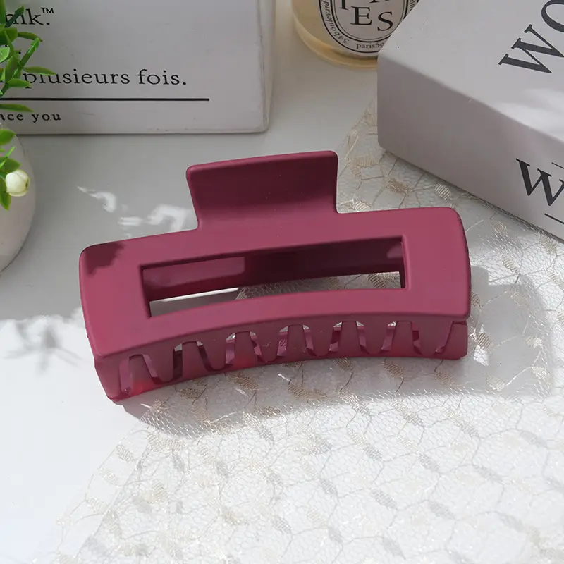 Frosted Square Clip for Hairpin and Bath Plate