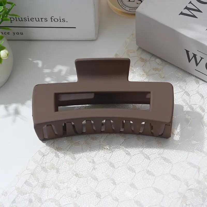 Frosted Square Clip for Hairpin and Bath Plate