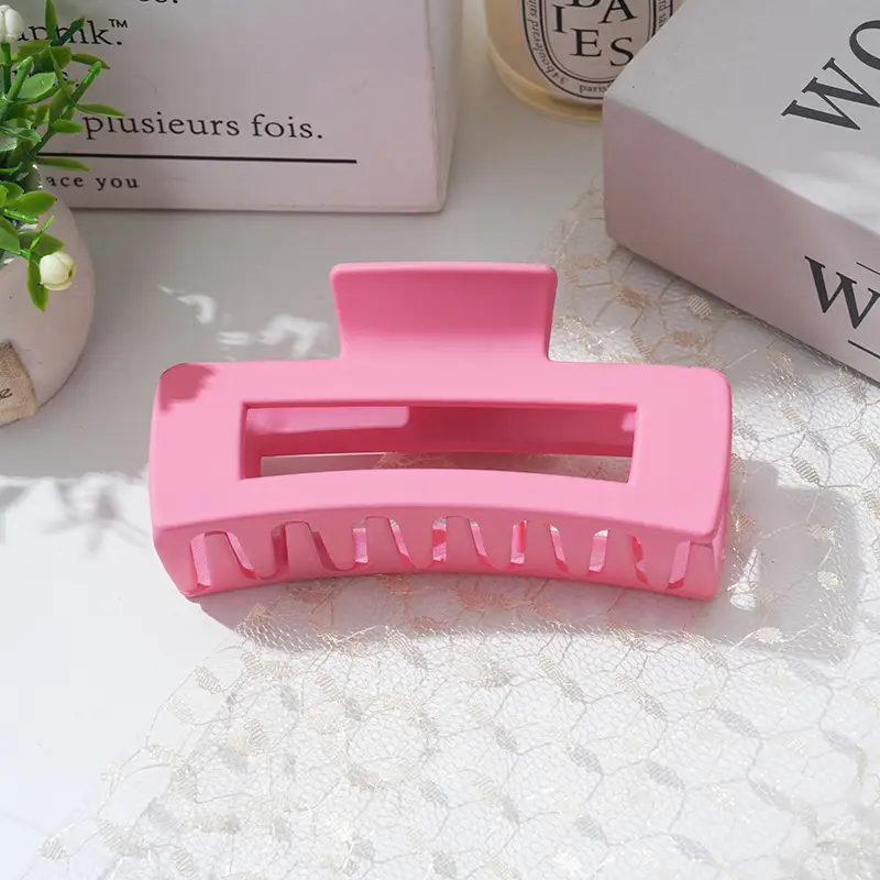 Frosted Square Clip for Hairpin and Bath Plate