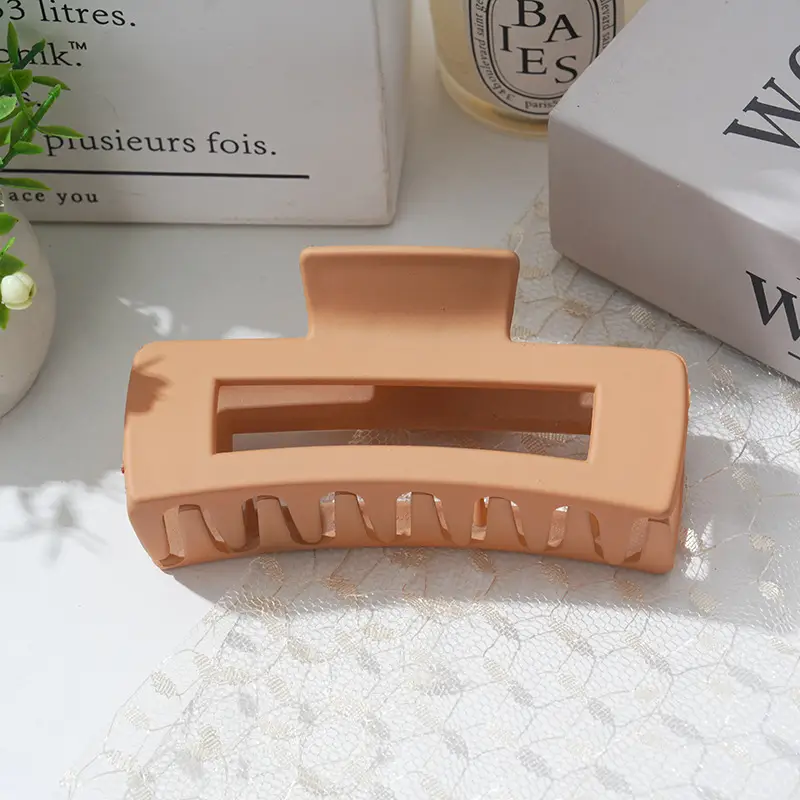 Frosted Square Clip for Hairpin and Bath Plate