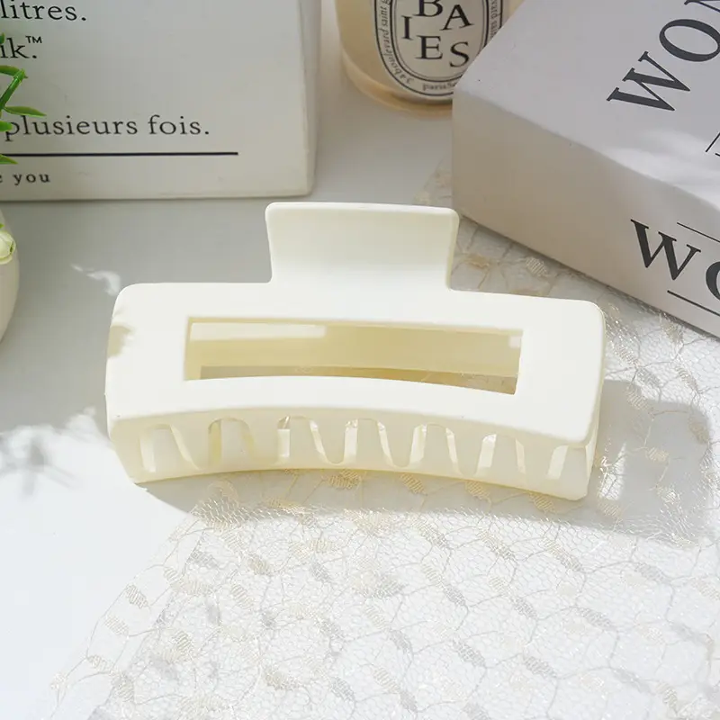 Frosted Square Clip for Hairpin and Bath Plate