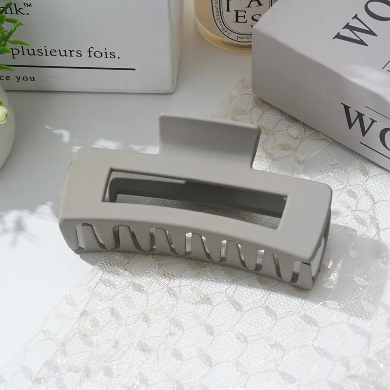 Frosted Square Clip for Hairpin and Bath Plate