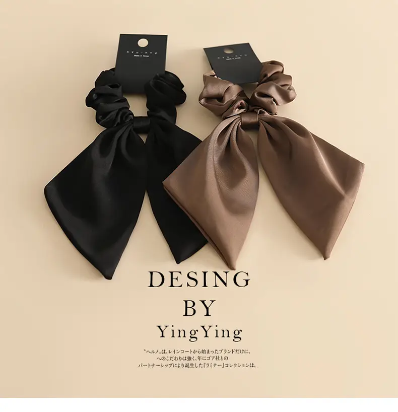 Ying Ying Brown Hair Rope Bow High Grade Wholesale — feature 2