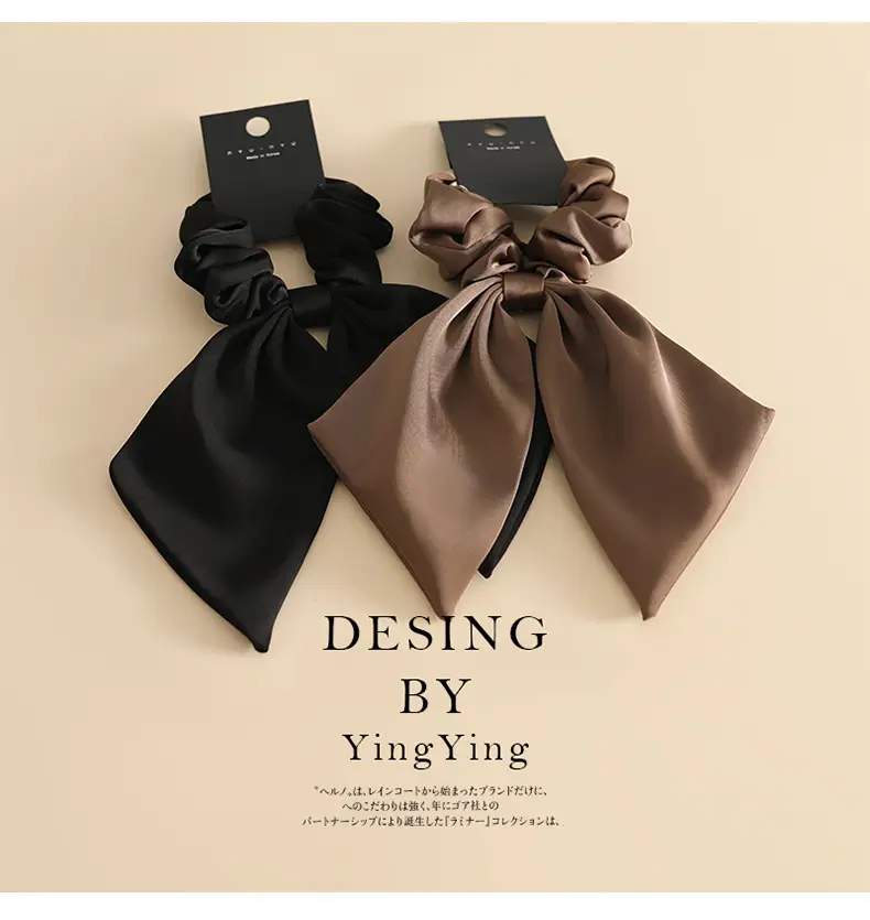 Ying Ying Brown Hair Rope Bow High Grade Wholesale — feature 4