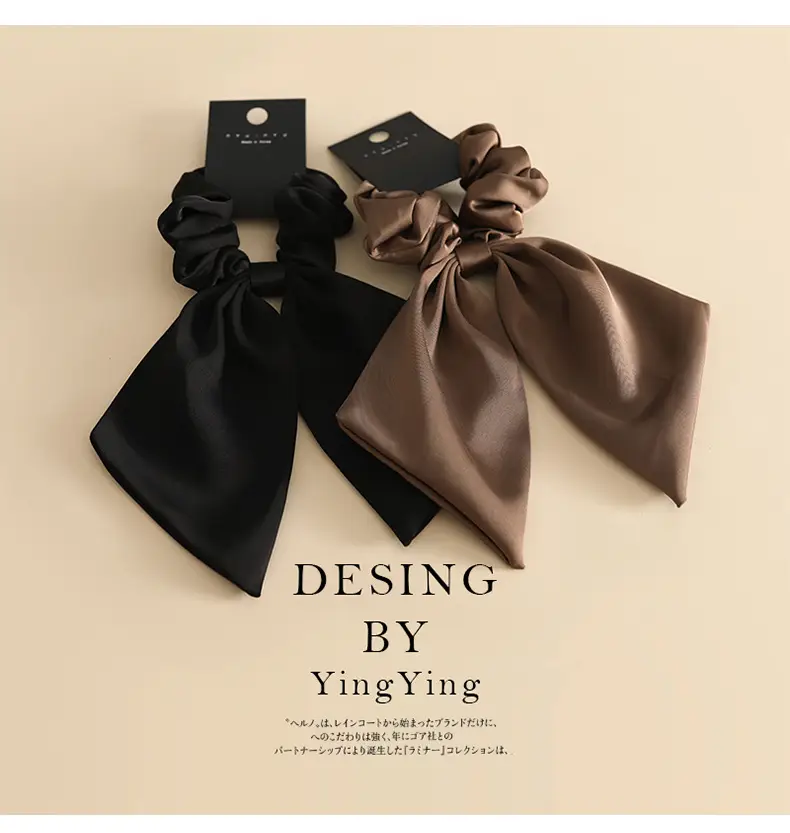 Ying Ying Brown Hair Rope Bow High Grade Wholesale — feature 5