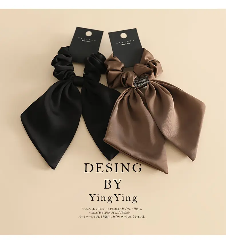 Ying Ying Brown Hair Rope Bow High Grade Wholesale — feature 6