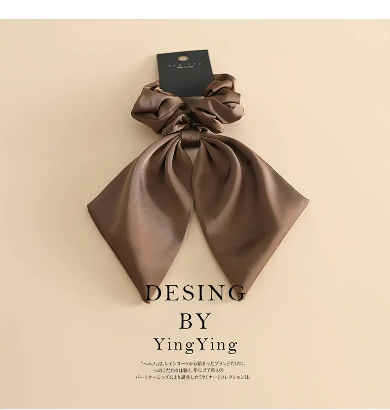 Ying Ying Brown Hair Rope Bow High Grade Wholesale — feature 8