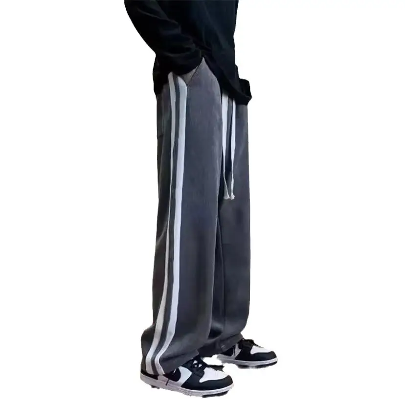 Autumn Winter Velvet Pants for Couples Brown Thickened - Image 12