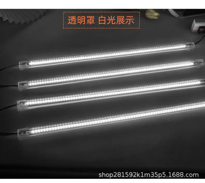 led hard light bar 220V display counter self-adhesive super bright smoke cabinet cabinet shelf wine cabinet light with long Bar Light — feature 7