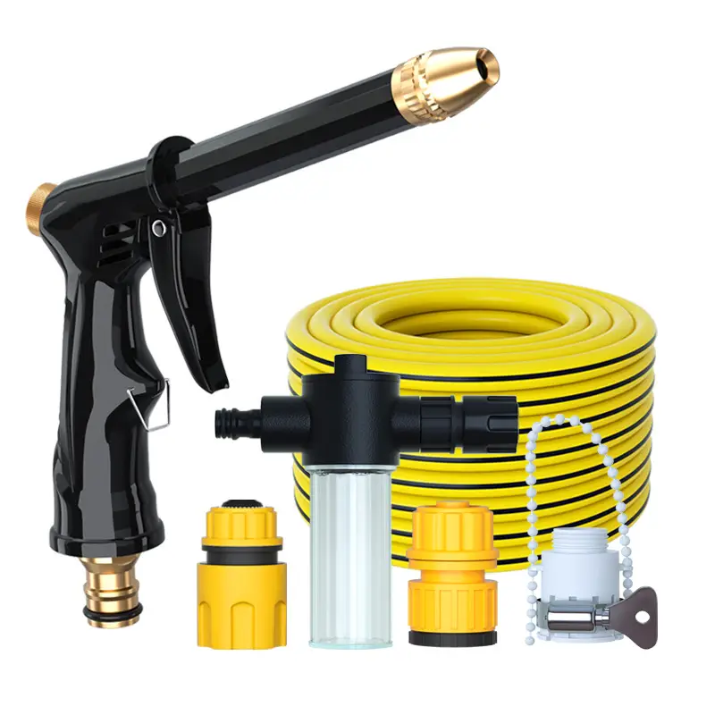 Factory Direct Supply Explosions Water Grab Head Household High Pressure Car Washing Water Gun Watering Garden Hose Water Pipe Nozzle suit