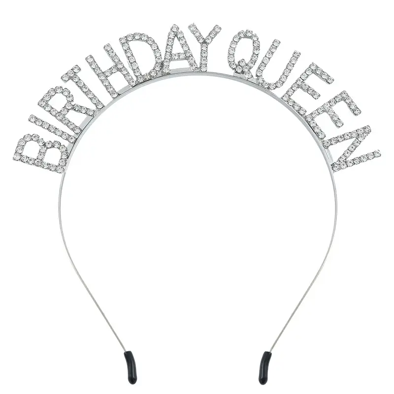 Birthday Queen Rhinestone Headband Belt Suit — feature 5