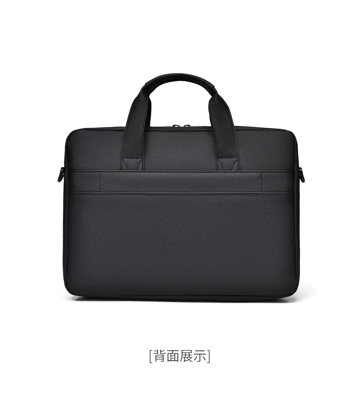 Black Multi-Compartment Laptop Bag with Water Proof & Shoulder Strap — feature 24