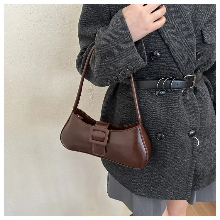 Black French Belt Decorative Shoulder Bag Women 2023 — feature 15