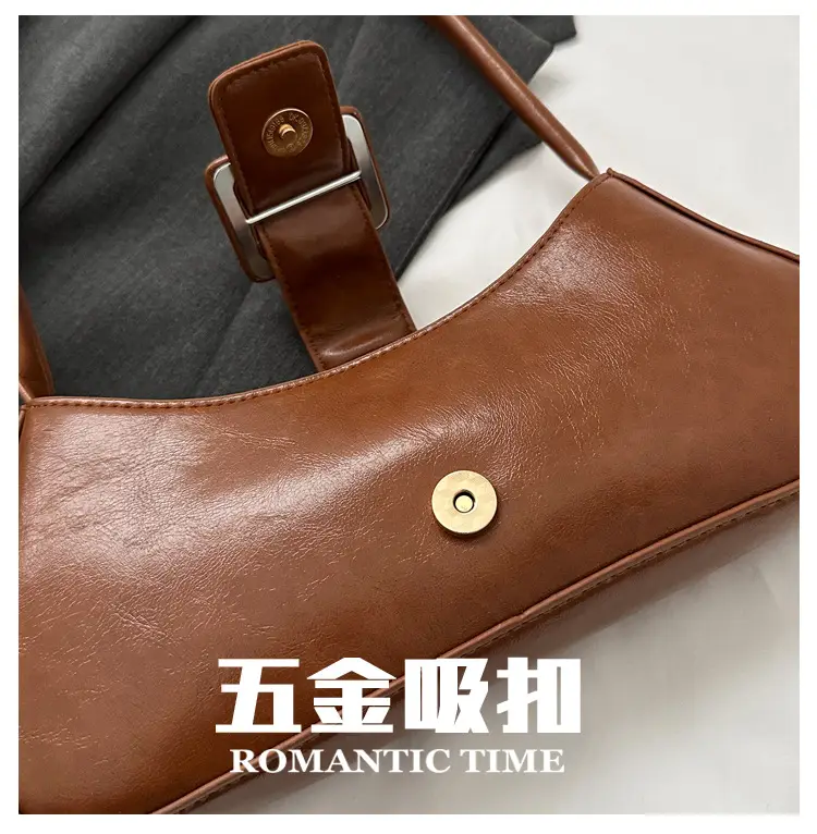 Black French Belt Decorative Shoulder Bag Women 2023 — feature 5