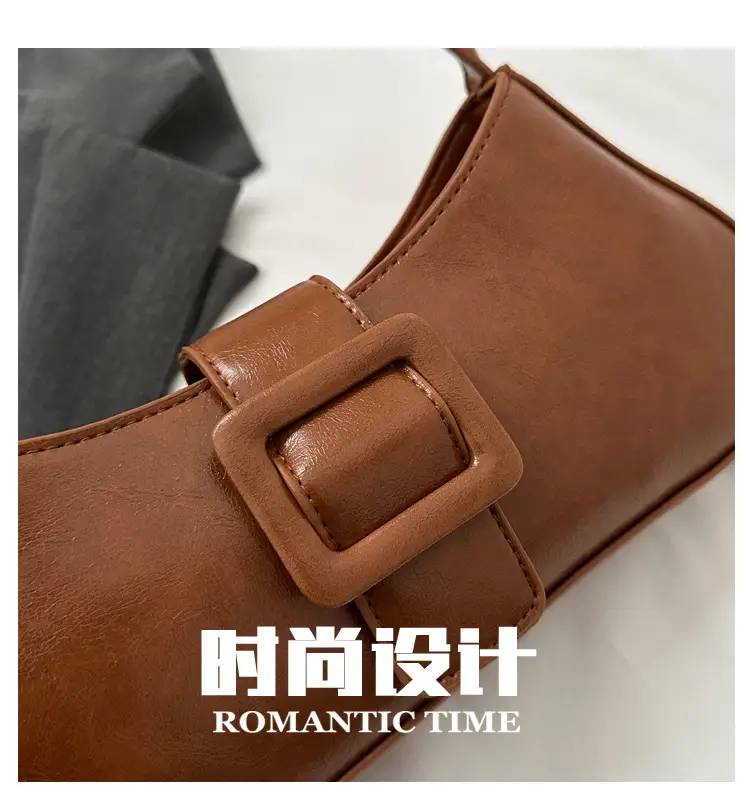 Black French Belt Decorative Shoulder Bag Women 2023 — feature 7