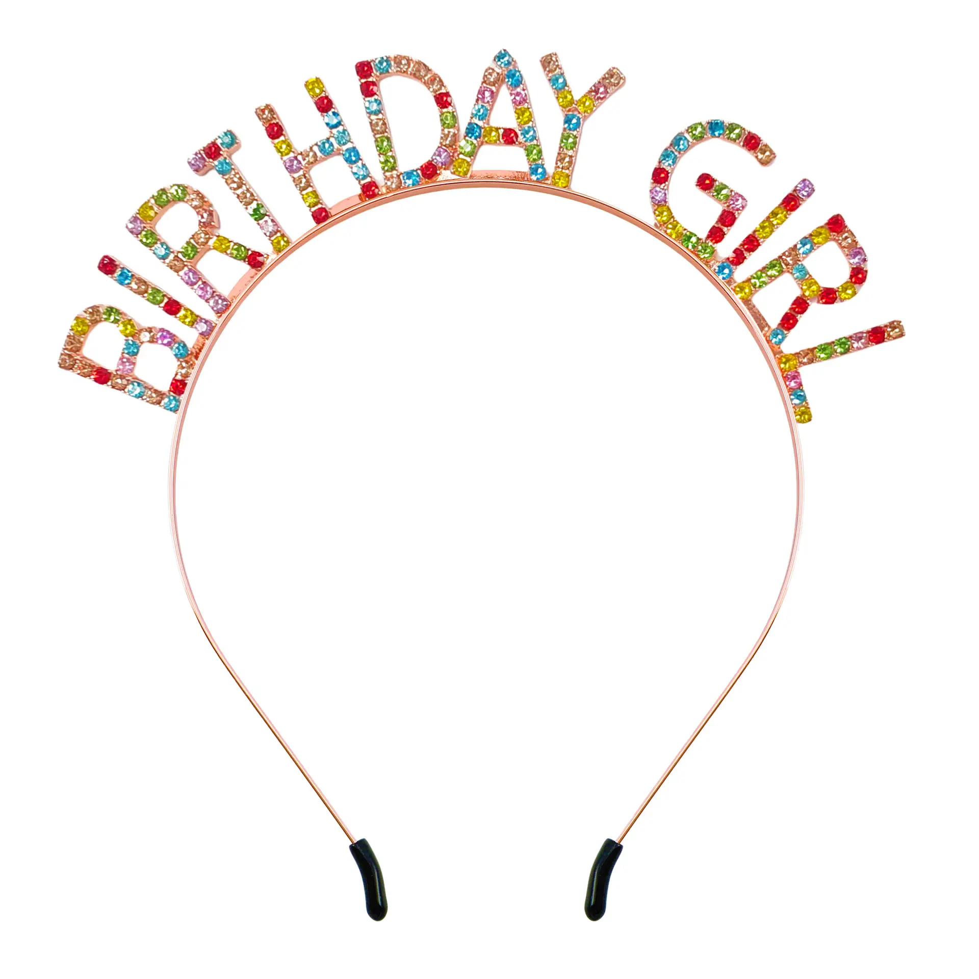 European American Birthday Headband with Rhinestone Alloy