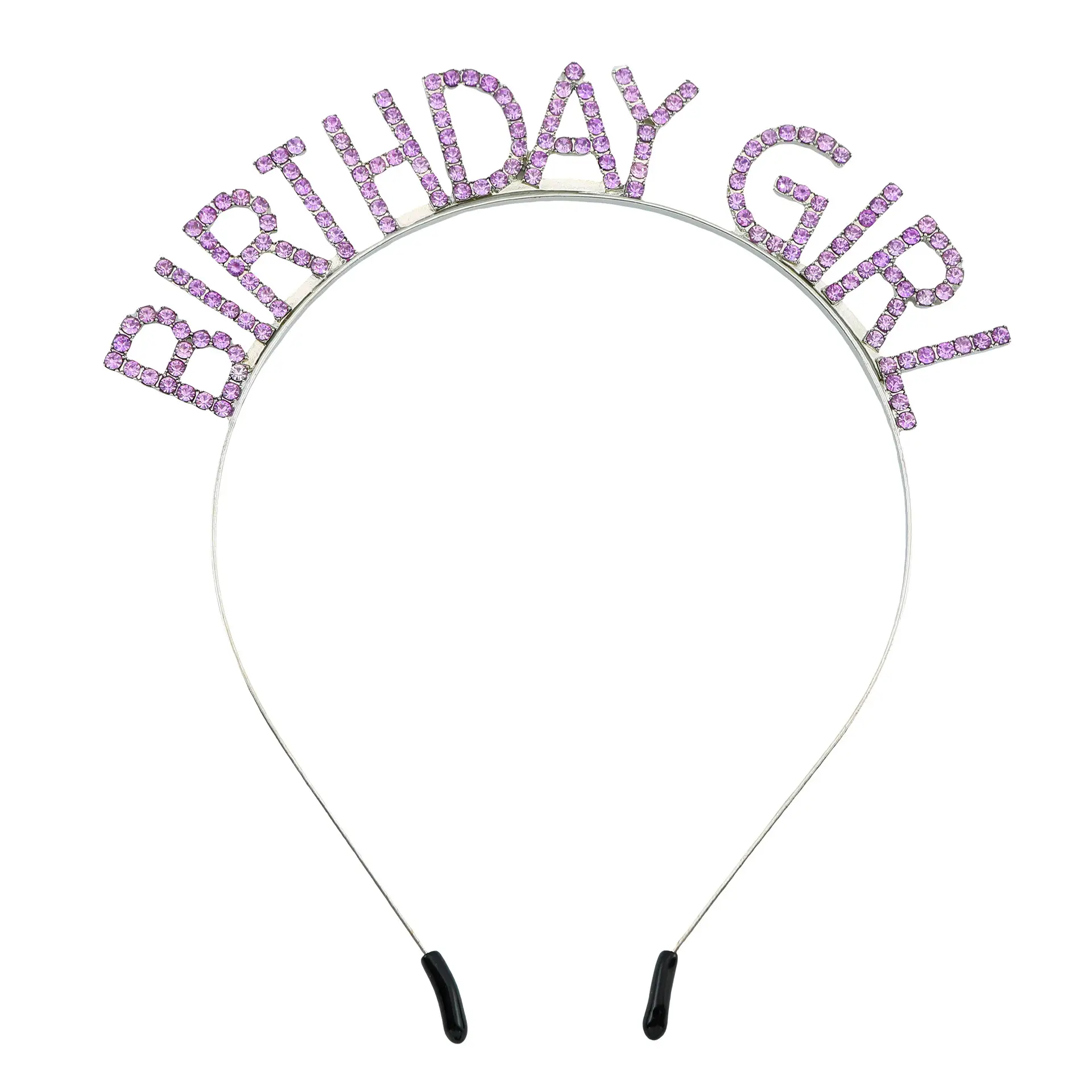 European American Birthday Headband with Rhinestone Alloy