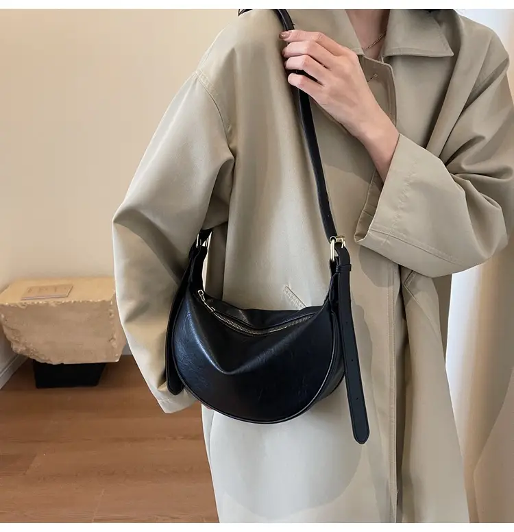 Women's Retro Shoulder Messenger Bag Brown Leather 2023 — feature 22