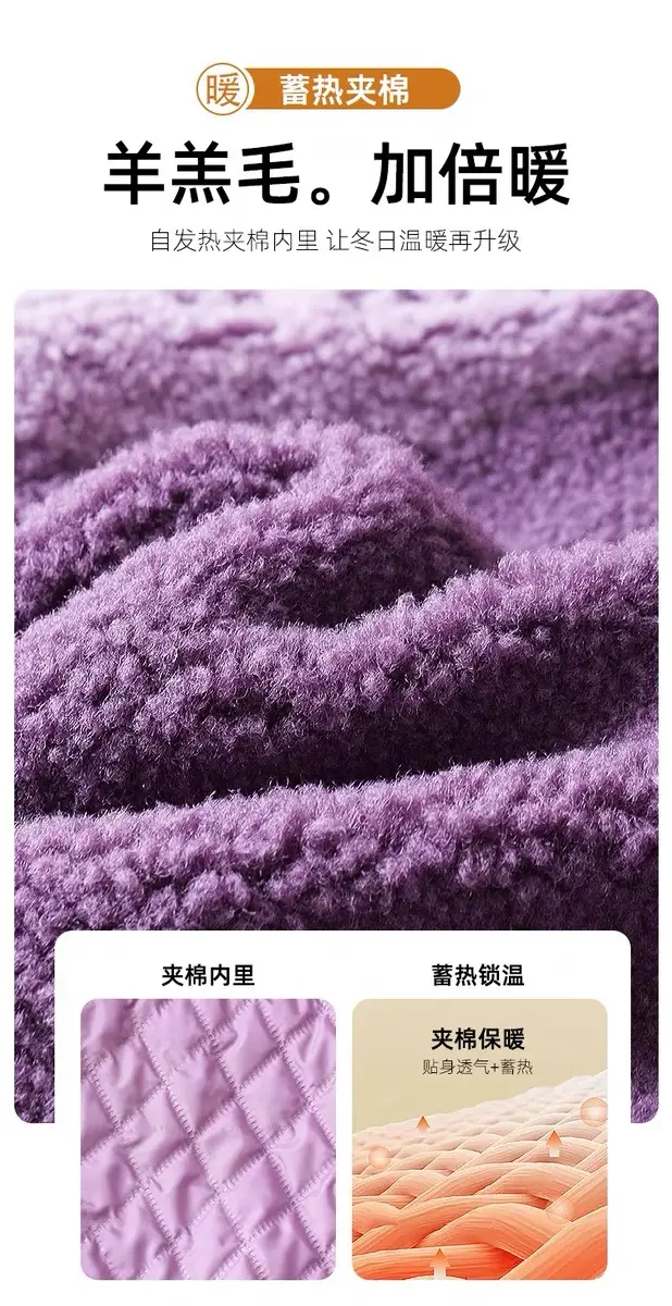 Girls' Lamb Wool Coat 2026 New Style Baby Children's Thickened Fleece Jacket Stylish Winter Top for Girls — feature 6