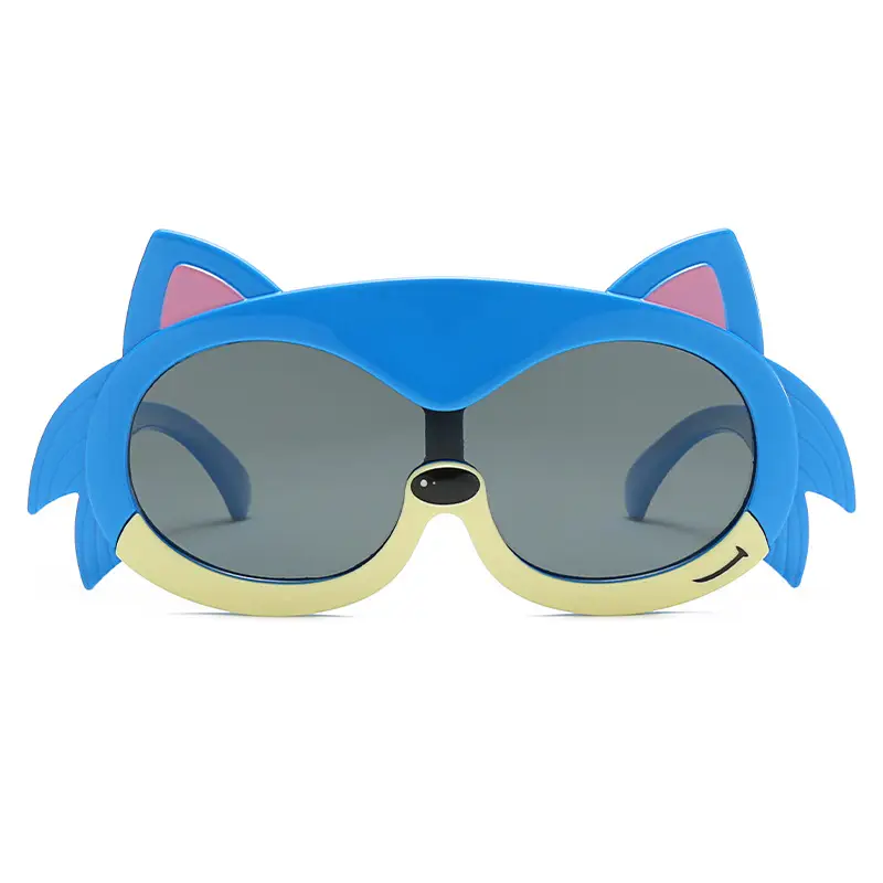 New Kids Cartoon Silicone UV Glasses Blue Yellow - Image 13